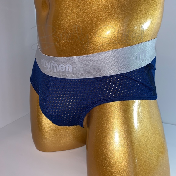 Intymen Mesh Briefs - Blue (L) - Picture 5 of 6